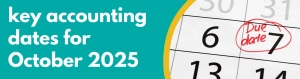 Accounting Wise - key accounting dates for October 2025