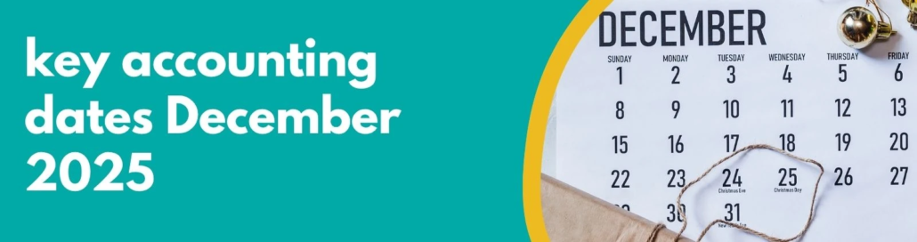 Accounting Wise - key accounting dates December 2025